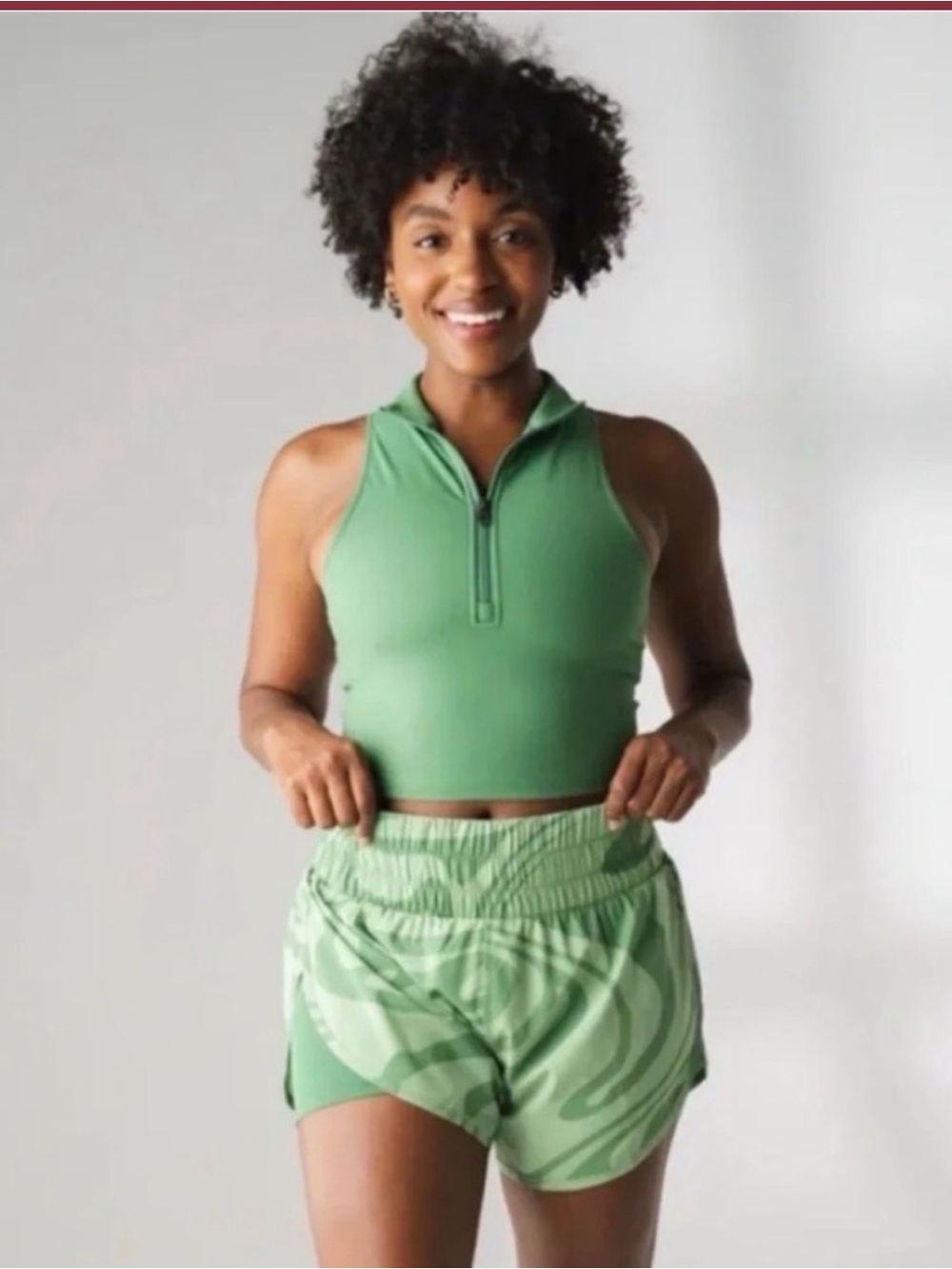 Vitality x Cosmo Vista Shorts—Green